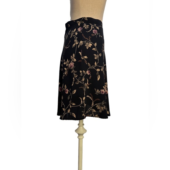 Vintage 90s AGB Amy Byer Floral Skirt | Size Small - Picture 4 of 9